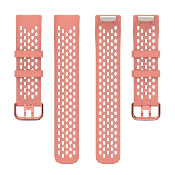 Vaihdettava ranneke Fitbit charge5 silikoniranneke sama tyyli reikätyyli red