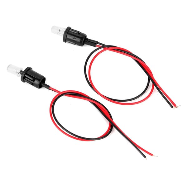 1 Par DC 12V Bil LED Alternerende Alarm Dash Mount Lys