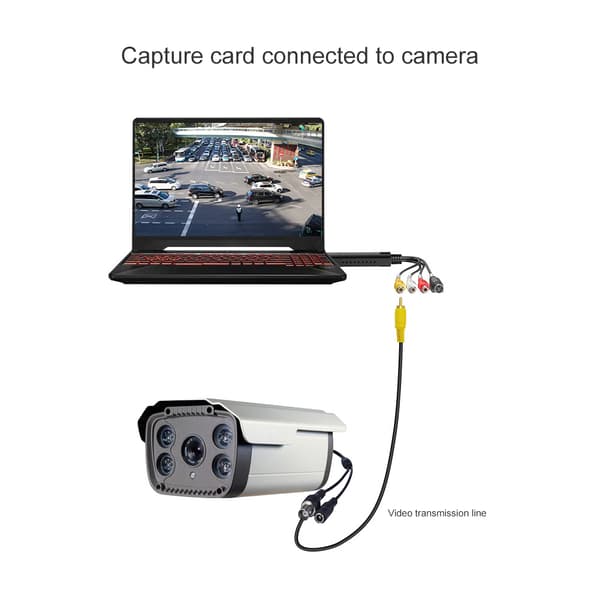 USB 2.0 Videoadapter med lydoptagelse USB 2.0 TV DVD Video Capture Adapter