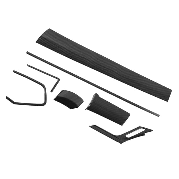 7st Bil Interiör Trim Kit Kolfiber Stil för Civic 2016 2020