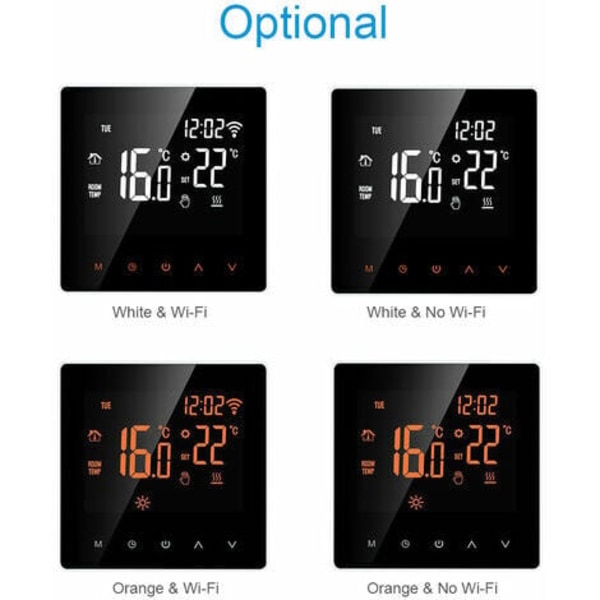 Smart Vand/Gas Termostat Digital Kedel Temperatur Controller LCD Touch Screen Programmerbar Uge Frostvæske Vand Hea