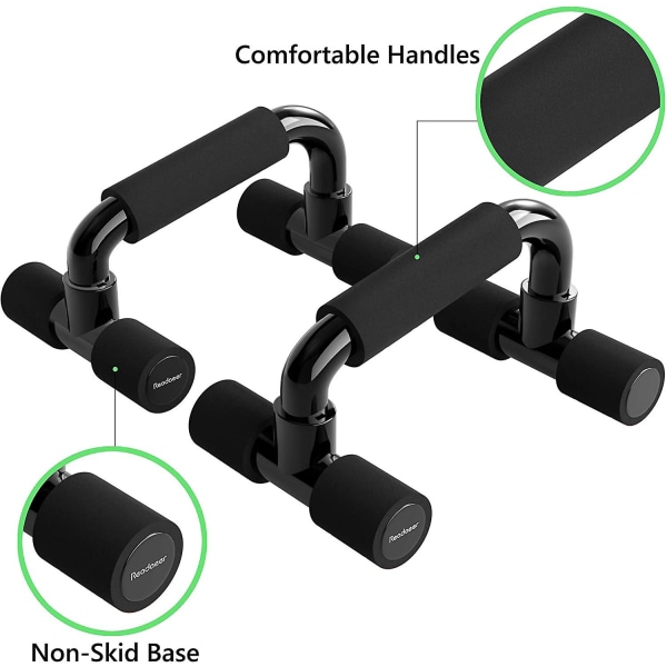 Piao støttehåndtak for pumpe / push-up bars for kroppsbygging
