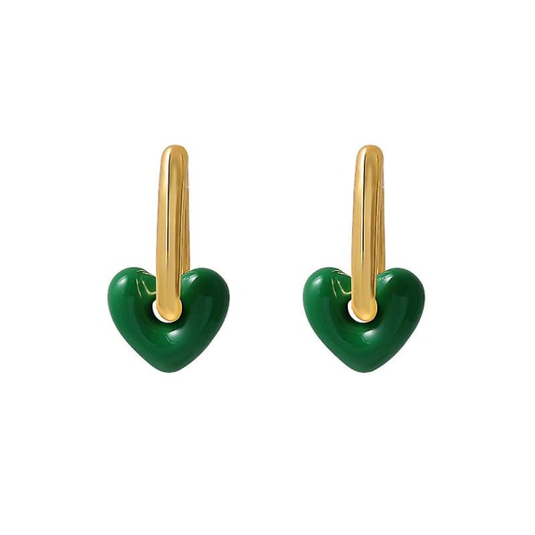 Örhänge Vintage Heart Stud Modesmycken Ac7165 C166