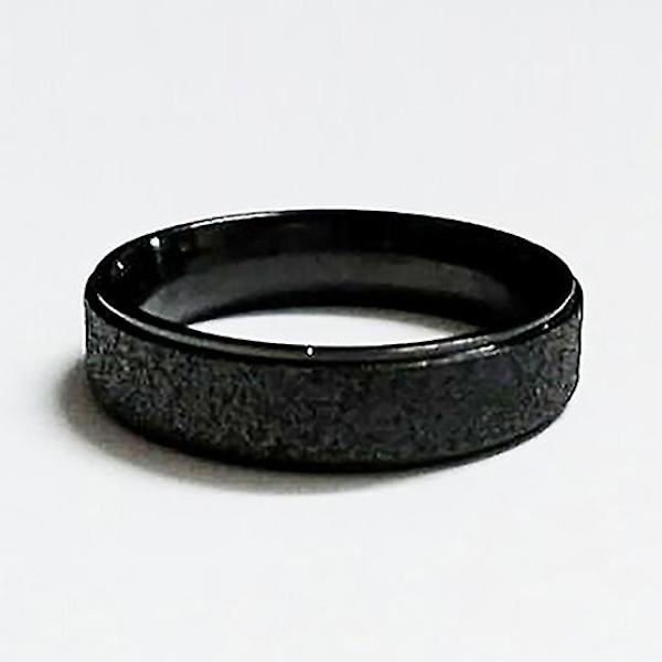 Män Kvinnor Bröllopsring Ring Rostfritt Stål Matt Ring Smycken Par Present Silver Size 5