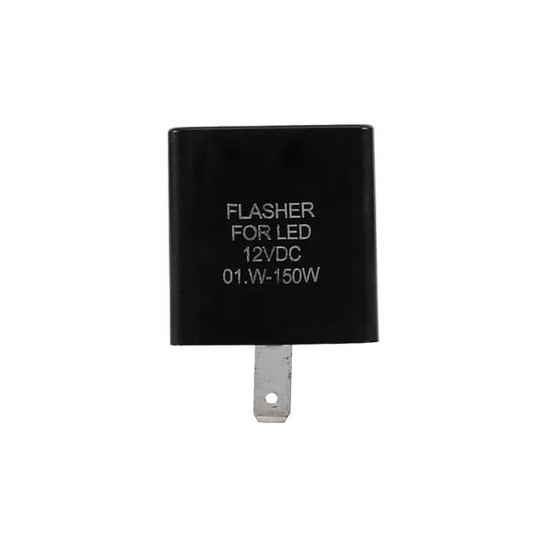 Sort 12V 2-polet Blinker Relæ Motorcykel LED Blinklys