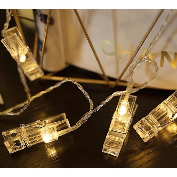 Led Clip String Lights Photo Clip Lykta Festdekorationer
