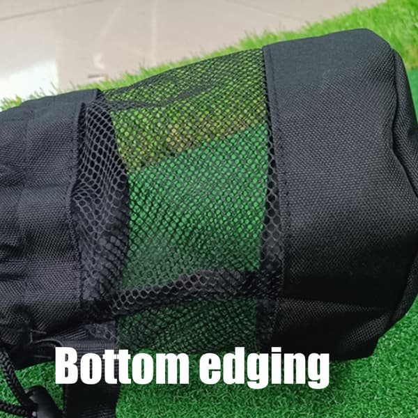 Nylon Mesh Boldpose med Snøre, Opbevaringspose, Holder, Tilbehør