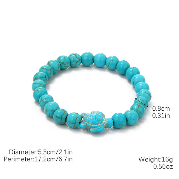 Armband Stenblå Modesmycken B2469 S2208-11