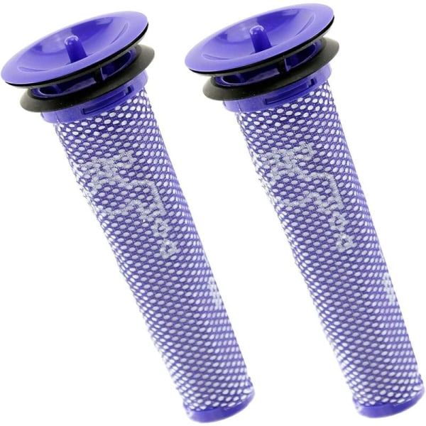 Två kartong lila förpackning dammsugartillbehör för Dyson DC58 DC59 frontfilter