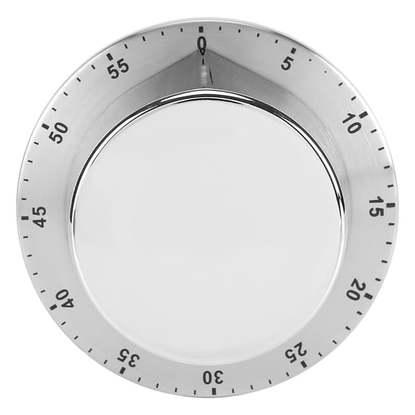 Magnetisk Base Sølv Mekanisk Køkken Timer