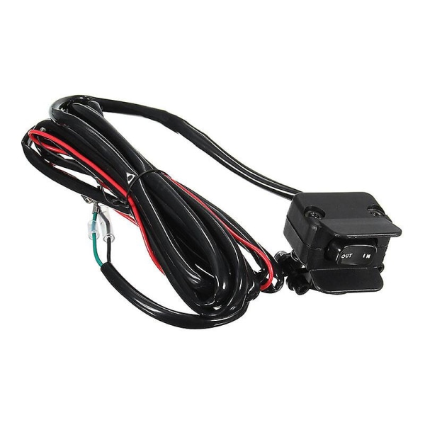 12v vinsj vippebryter med monteringsbrakett og kontrolllinjesett for atv utv Cisea elektrisk vinsj