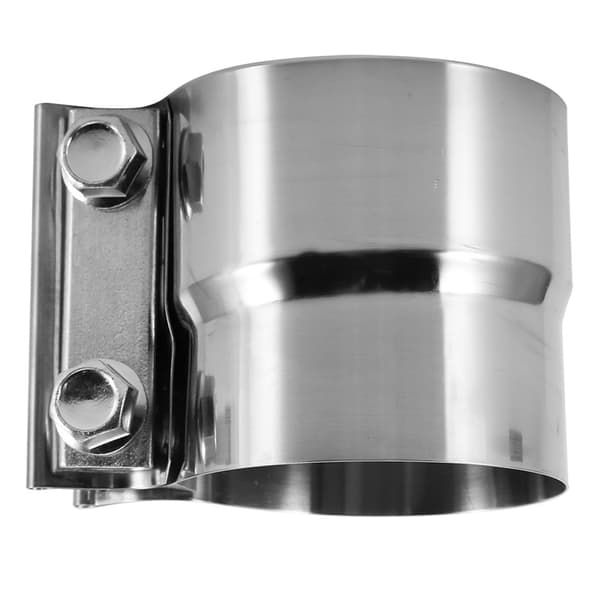 Universal 3 tommer rustfrit stål udstødningsrør lap joint båndklemme