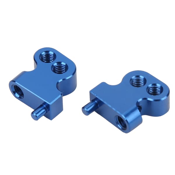 Justerbar aluminiumslegering frontdæmper stødbeslag passer til RC 1/10 Tamiya CC01 Blå