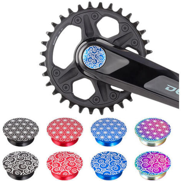 4 stk Cykel Kranksæt Kranksæt Kranksæt Support Cap Bolt Aluminiumslegering Mountain Bike Anti Dust Cover Bike Access