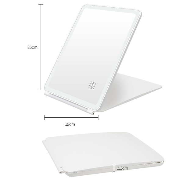 LED lys touch sminkespeil