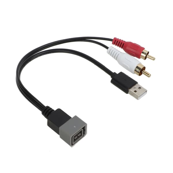 8-pin USB til RCA han video-lydkabeladapter til Nissan Cube 2011 2012