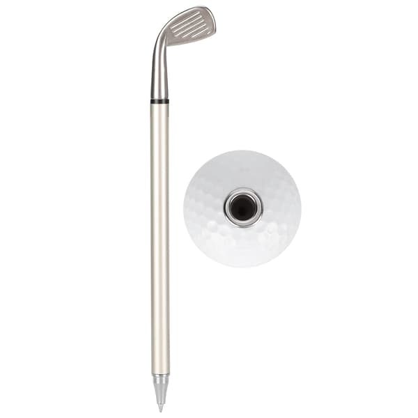 Hvid Golfbold Penholder Multifunktionel Kontor Skrivebordsstand