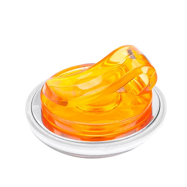 Orange Plast Golf Hatt Keps Clip med Magnetisk Bollmarkör