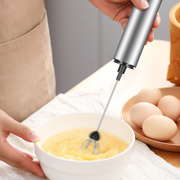 Håndholdt elektrisk eggepisker multifunksjonell kaffeblander kremmelk-skummer melkete-blender