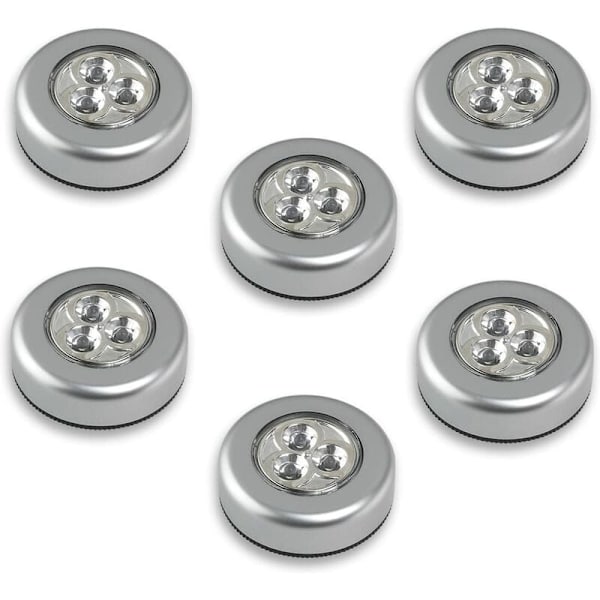 Kaappi-/kaappilamppu, LED-yövalo johdoton led-lamppu, säädettävä kirkkaus keittiöön, makuuhuoneeseen, pukeutumispöytään, eteiseen
