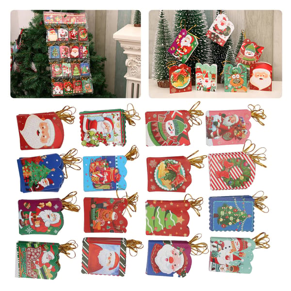 128 st Julkort Bulk Julgran Vykort Pappersmaterial