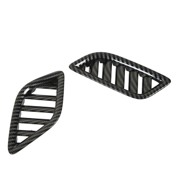 Instrumentbräda Övre Luftventil Utloppsskydd Kolfiberstil Luftventil Utloppsram Trim för ID.4