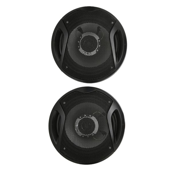 2st 400W 6 Tum Koaxial Bilhögtalare Diskant Bas Stereo Fordonsmodifiering