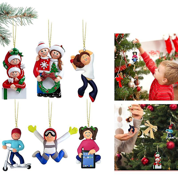 Julekugler vedhæng Home Decor juletræspynt 3