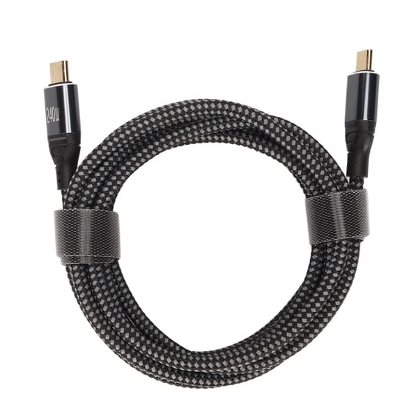 USB C - USB C -kaapeli 240W PD USB 2.0 480Mbps Uros-uros-datakaapeli 200cm