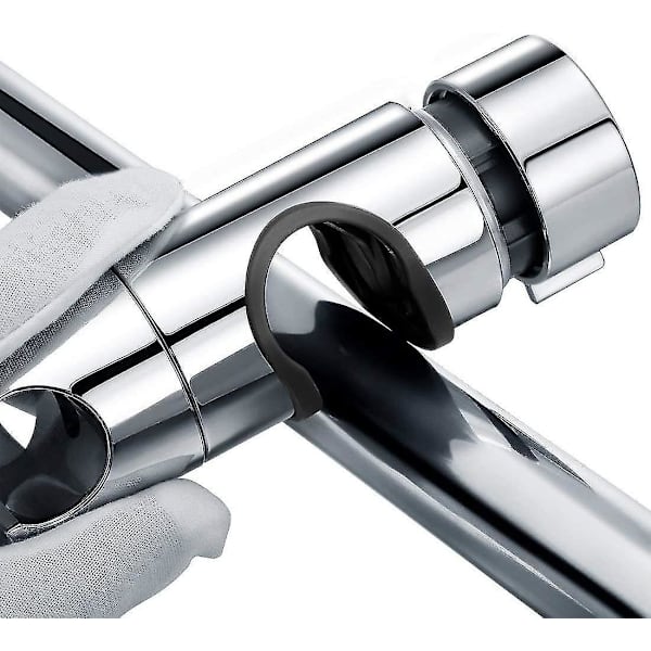 Handhållet Duschhuvud Slider Clamp Fäste Förkromad