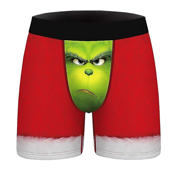 Christmas Men Novelty Boxers Underkläder Kalsonger C M