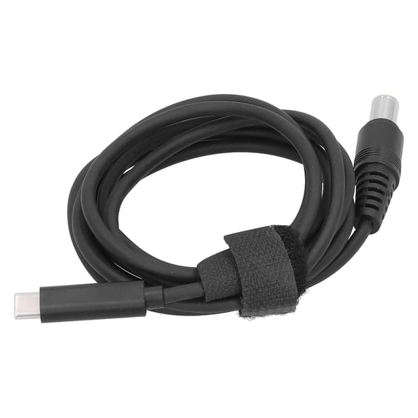 Type C til DC 7.9x5.5mm Han Strømstik Hurtig Opladningskabel Adapter til Laptop