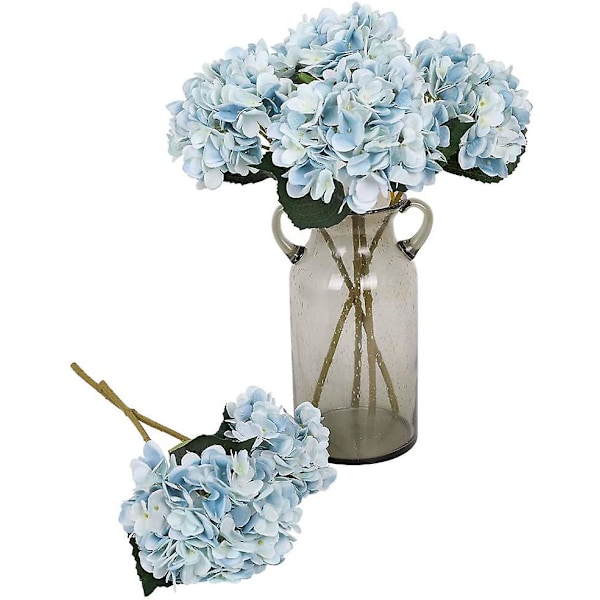 6st Nordic Style Hydrangea-Blå