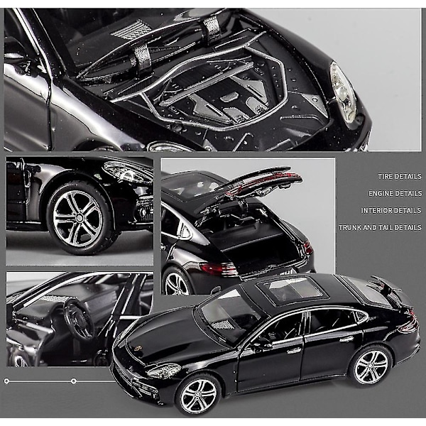 1:32 Porsche Palamera Simulering Legering Bilmodell Lekegave