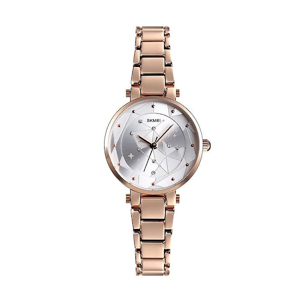 Damemode Simple Luksus Brand Quartz Dame Plastic Vandtæt Ur 1411