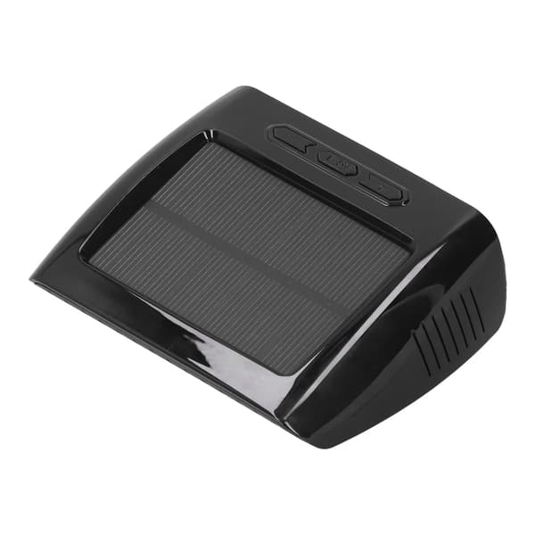 Solcellsdriven USB-däcktrycksövervakningssystem TPMS 4 sensorer LCD-display temperaturdetektering mittkonsolmonterad