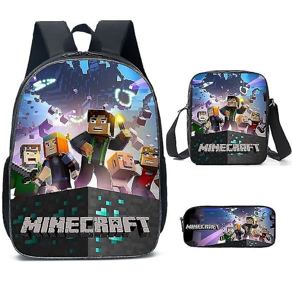 Minecraft-peli Kolmiosainen reppu-G05 G05