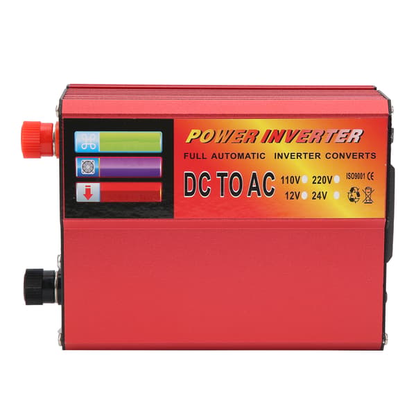 DC12V til AC220V 600W Digital Bilstrømomformer med LED-indikator