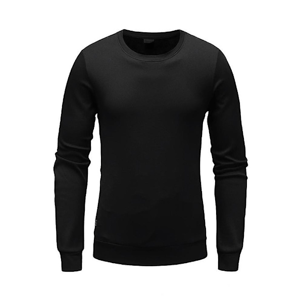 Elektrisk Opvarmet Sweater Usb Charging Termisk Undertøj M Black
