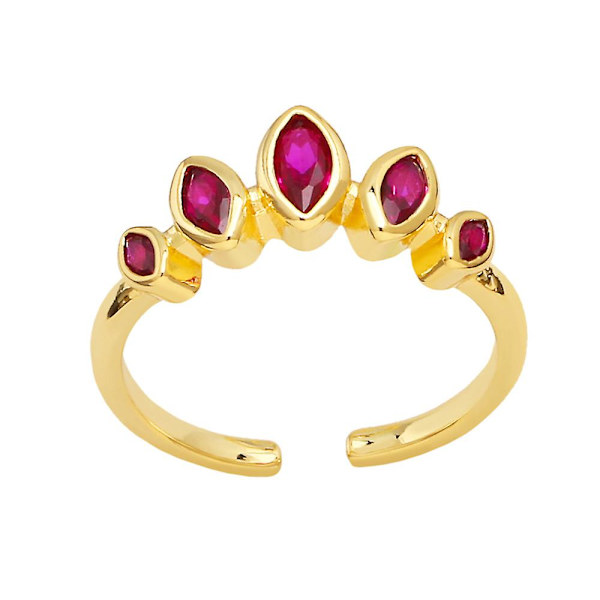 Sormus Vintage Zircon Geometry Stud Muotikorut Ac10139 white