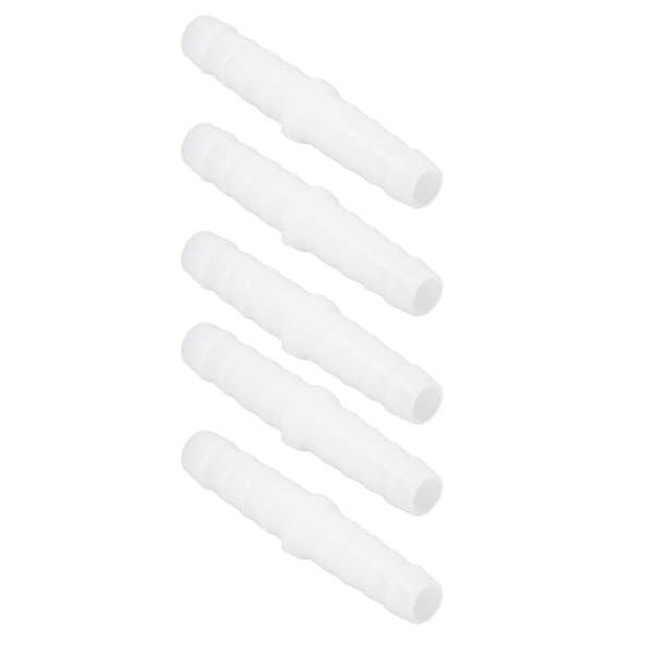 10 stk. 6 mm plastslange Barb Fitting Rett Lik Barbed Splicer Mender Joint Adapter