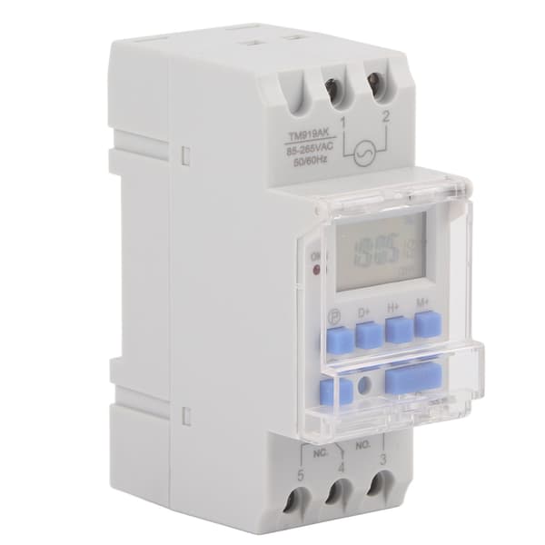 85-265V AC 16A Ukentlig Programmerbar Timer Bryter LCD På Av Kontroll 12/24 timer Tidsrelé