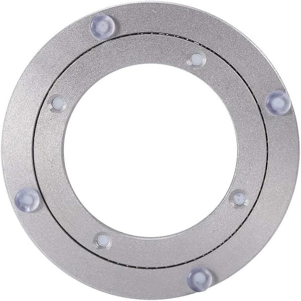Bordlager, dreibar platespiller i aluminiumslegering, rund plate, dreibar dreieskive (størrelse: #1)