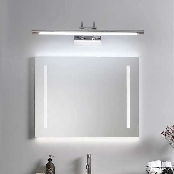 8w 48CM Gull Hvit LED Speil Front Lys Vegg Bad Retro Lampe for Hotell Restaurant Buet Arm, Varm Hvit Sengekant L
