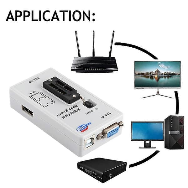 Lcd nopea Isp Usb-ohjelmointilaite Bios-poltin Älykäs luku-kirjoitusohjelmointilaite