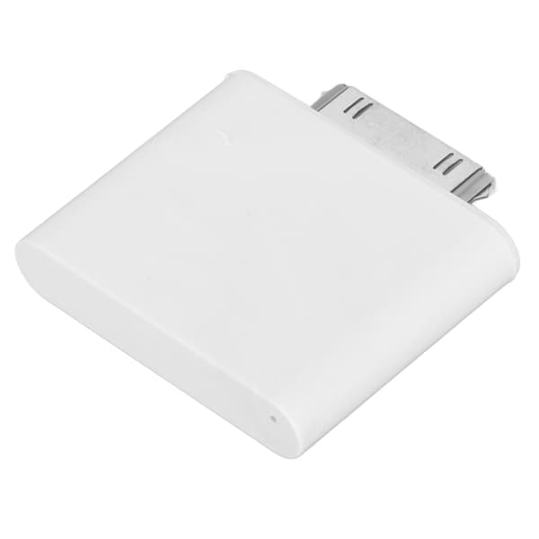 30-pin Bluetooth-adapter Plug and Play Trådløs Bluetooth-lyddongle-sender Hvid