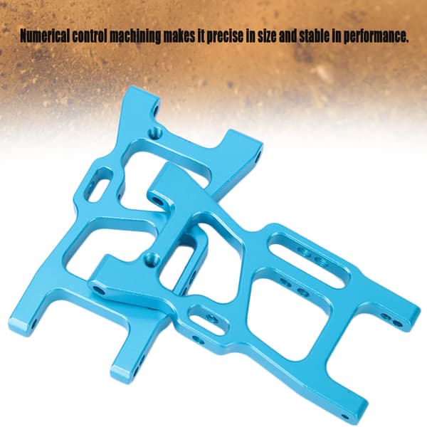 Aluminiumslegering 1/14 Front Swing Arm Sett for RC Bil Blå Praktisk Tilbehør