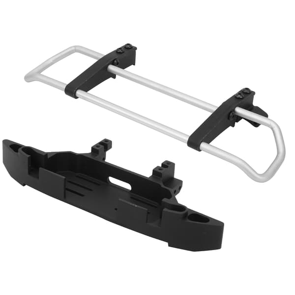Metall frontfangerbase RC-biltilbehørsdeler passer til TRX4 TRX6 1 10 RC Crawler Sølv