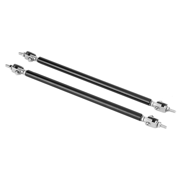 2 stk Justerbare Frontfangerleppe Splitter Strut Stang Tie Støtte Stang Rustfritt Stål