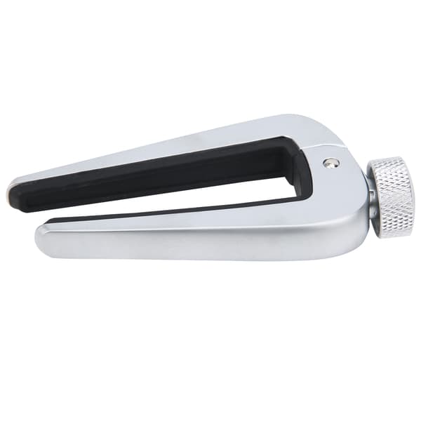 Multifunktionel Flanger Guitar Capo Ukulele Stemmespænding Musikinstrument Tilbehør Sølv